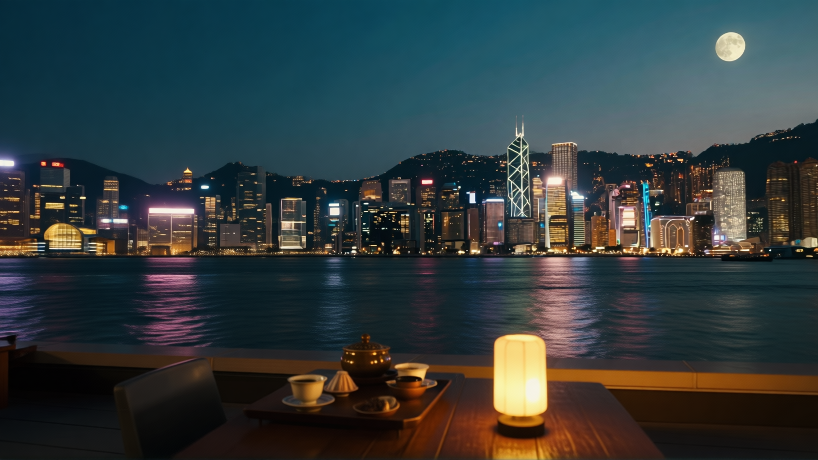 Victoria Harbour Rooftop - 45° Right